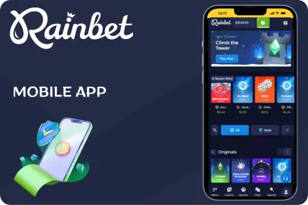 Rainbet welcome bonus App and Mobile Casino
