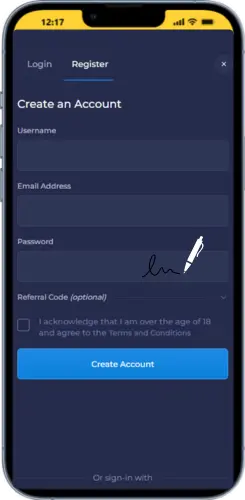 Set password for Rainbet login account